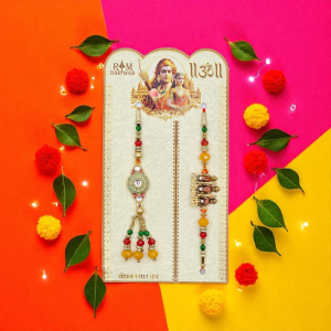 Handcrafted Ram Darbar Rakhi Set