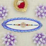 Elegant Evil Eye Rakhi with Sparkling Centerpiece