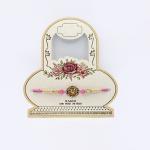 Elegant Ganesha Rakhi with Pink Accents