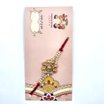 Elegant Kundan Rakhi