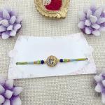 Elegant Peacock Rakhi Bracelet