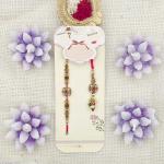 Elegant Rakhi Set for Brother & Bhabhi