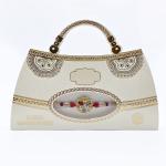 Exquisite Gemstone Flower Rakhi