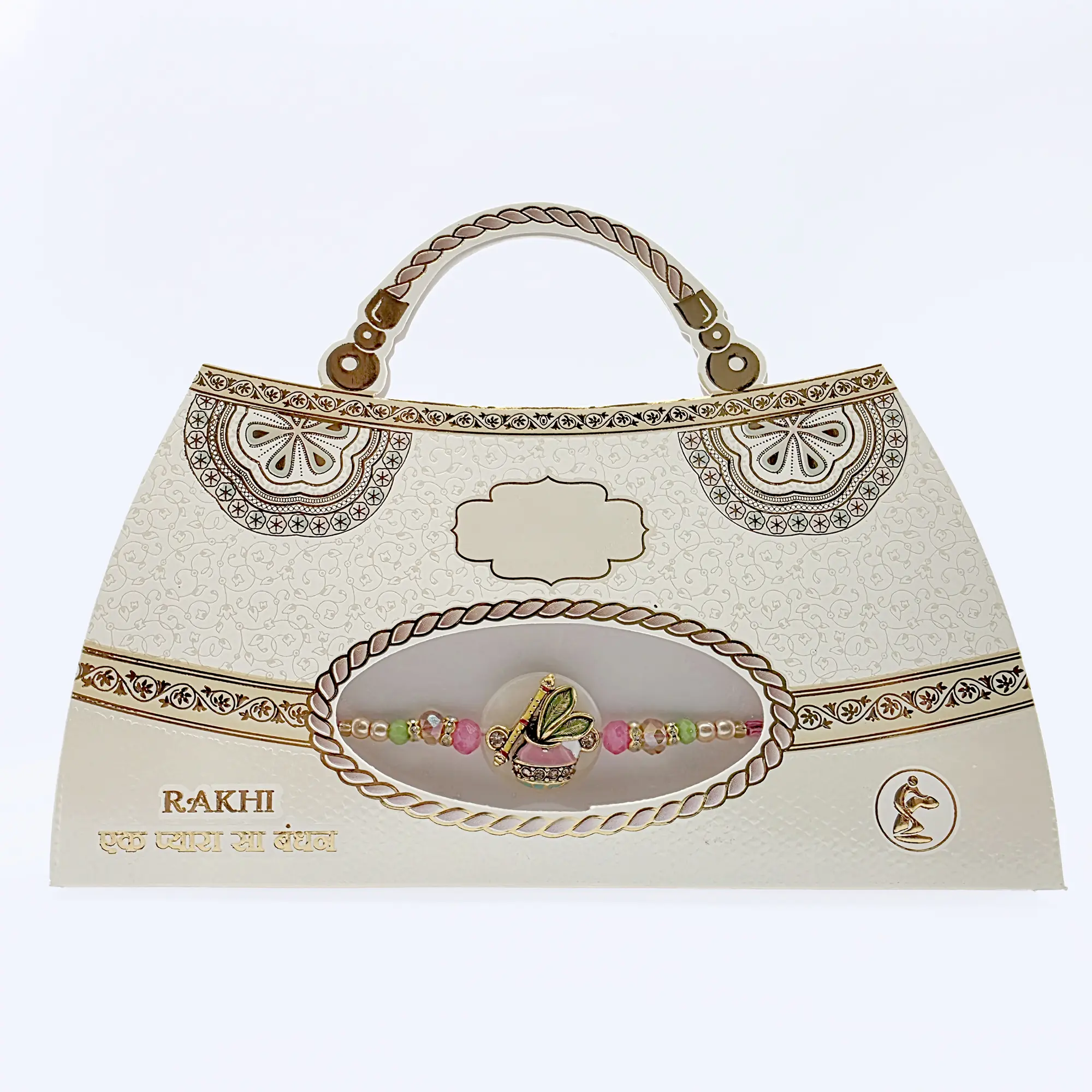 Exquisite Krishna Pot Rakhi