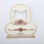 Exquisite Rakhi with Embellished Centerpiece