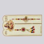 Exquisite Ram Darbar Rakhi Set