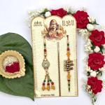 Handcrafted Ram Darbar Rakhi Set