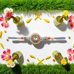 Multi-Color Beaded Designer Rakhi