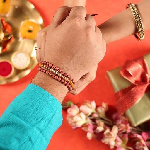 Brother Rudraksha Rakhi