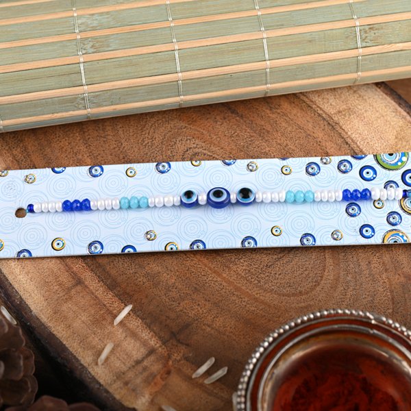 EVIL EYE PEARL RAKHI