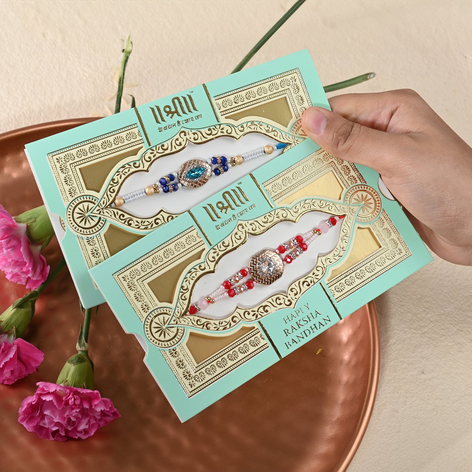 Fancy Stone Pendent Rakhi