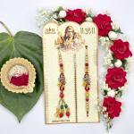 Elegant Peacock Rakhi Set