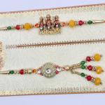 Handcrafted Ram Darbar Rakhi Set