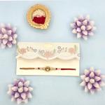 Sparkling Stone & Bead Designer Rakhi